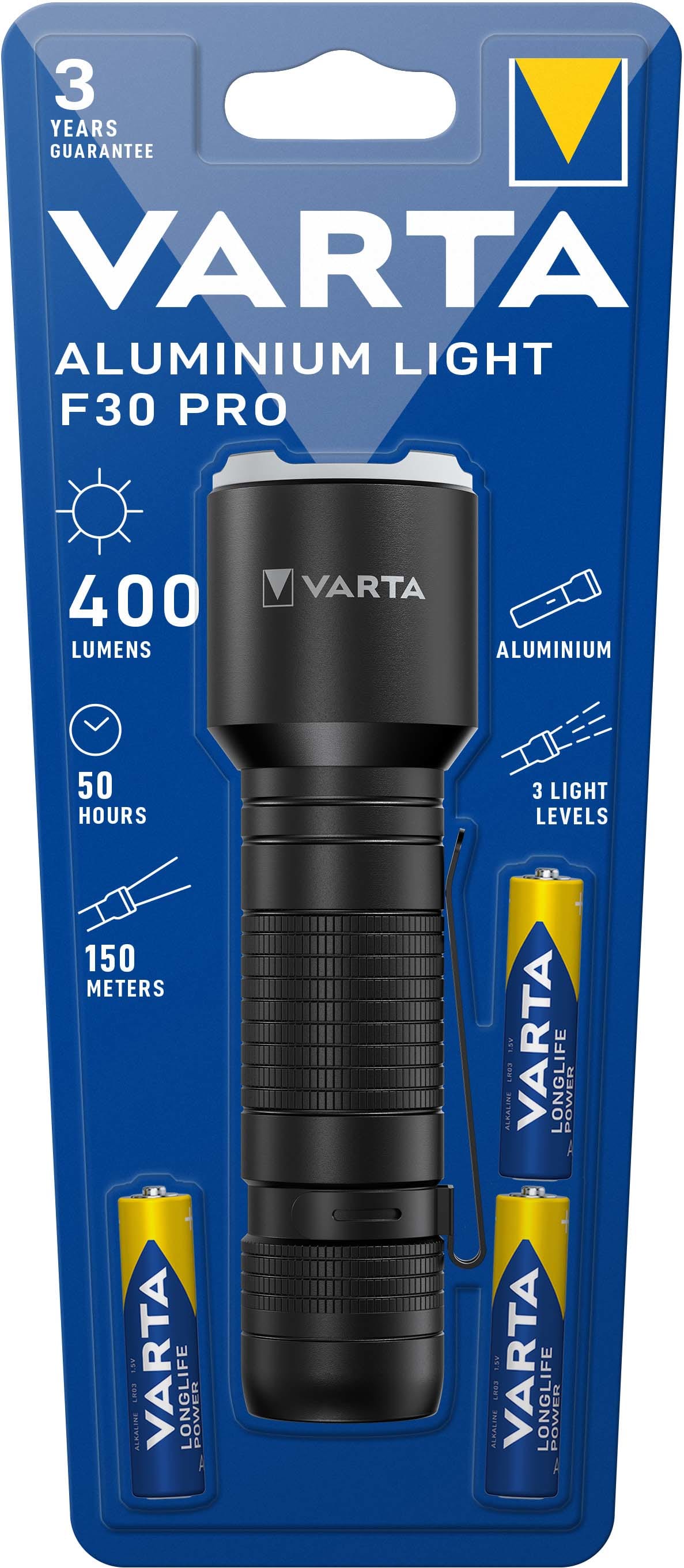 VARTA CONSUMER BATT VAT17608101421 ALUMINIUN LIGHT F30 PRO