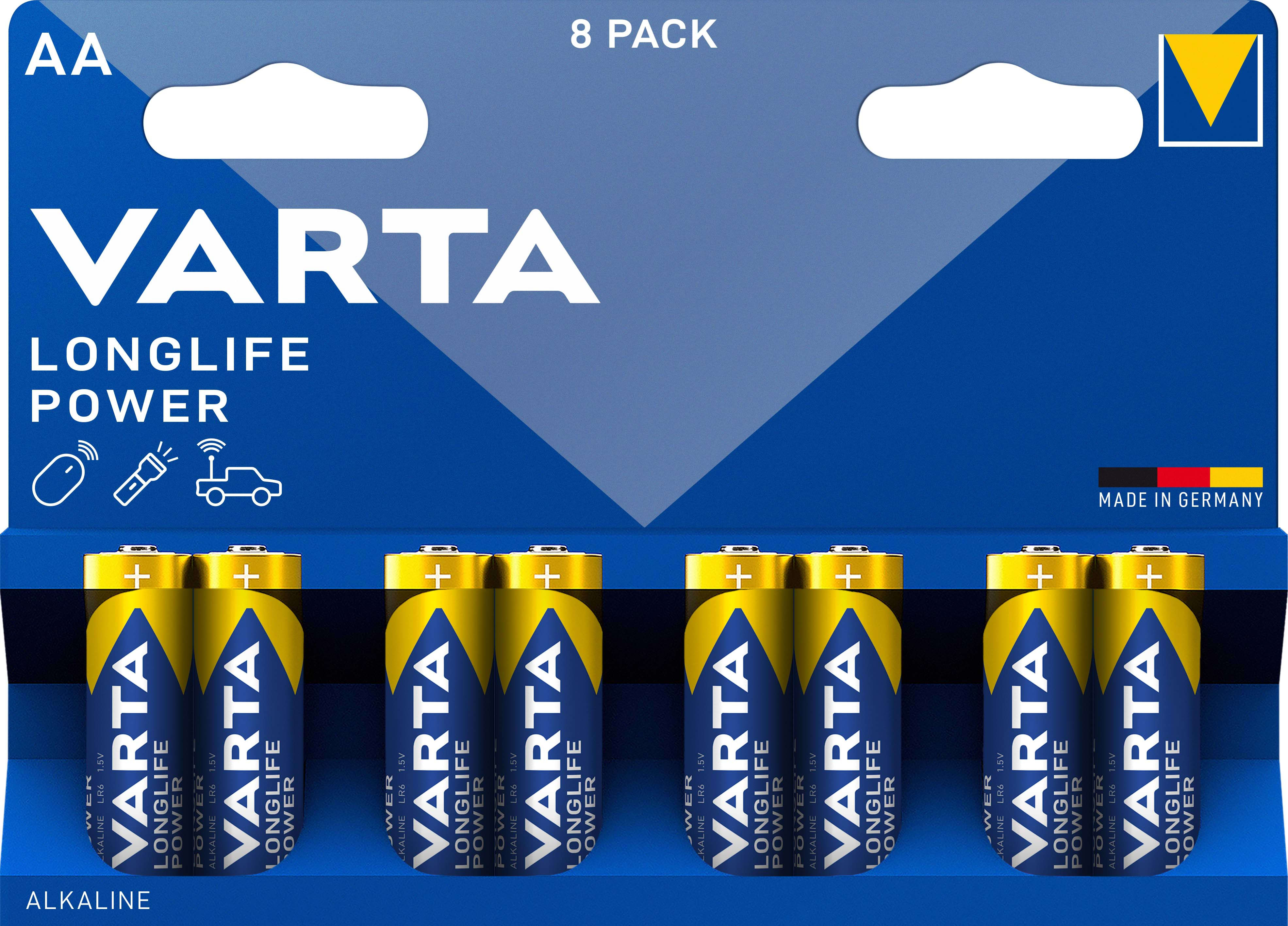 VARTA CONSUMER BATT VAT04906121418 AA (STILO) LONGLIFE POWER X8 (MEGAPACK)