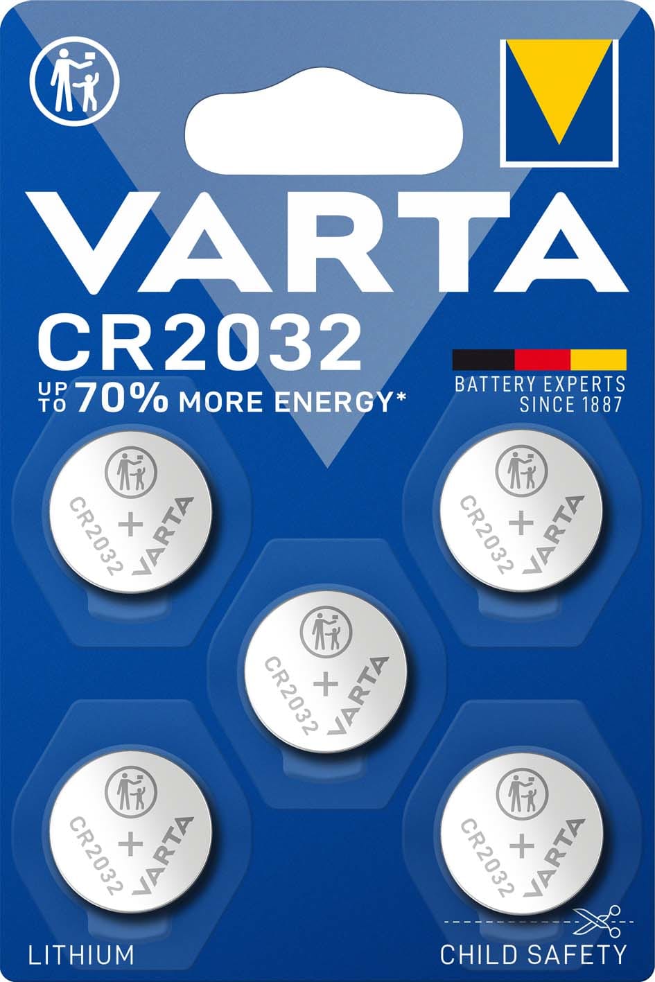 VARTA CONSUMER BATT VAT06032101415 CR 2032 (LITIO) - BLISTER X5