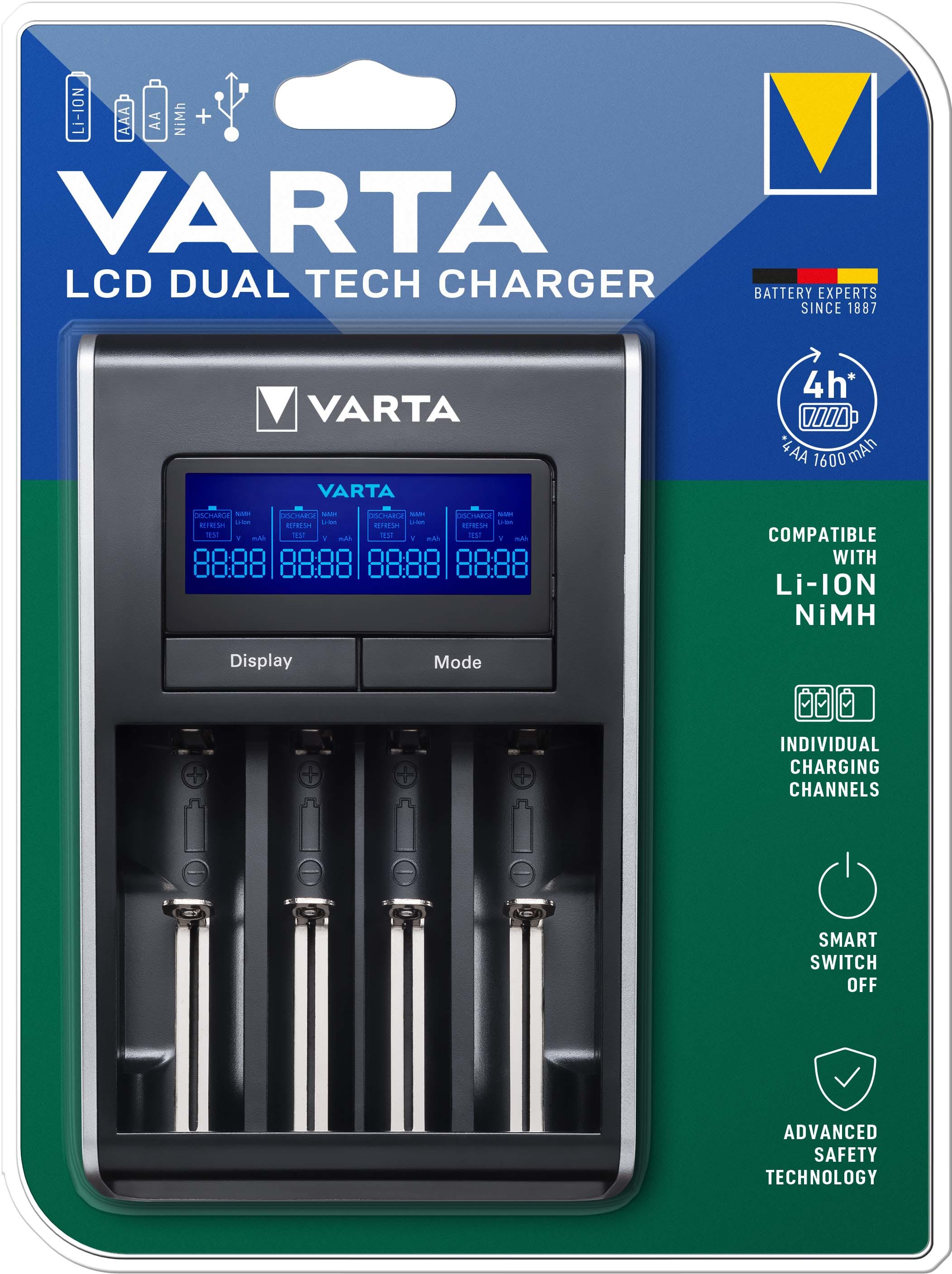 VARTA CONSUMER BATT VAT57676101401 DUAL TECH CHARGER