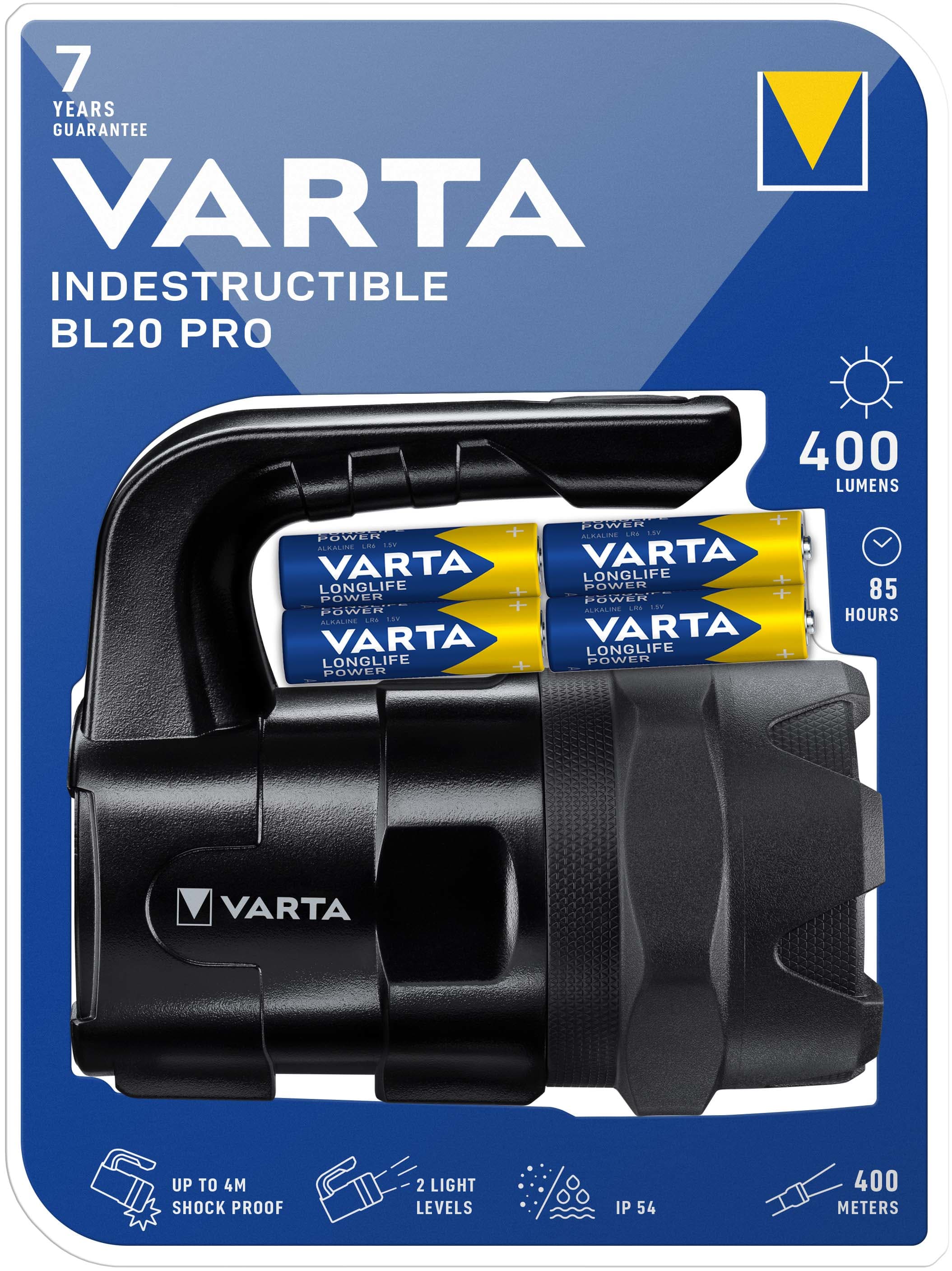 VARTA CONSUMER BATT VAT18751101421 INDESTRUCTIBLE BL20 PRO (INCL. 6AA)