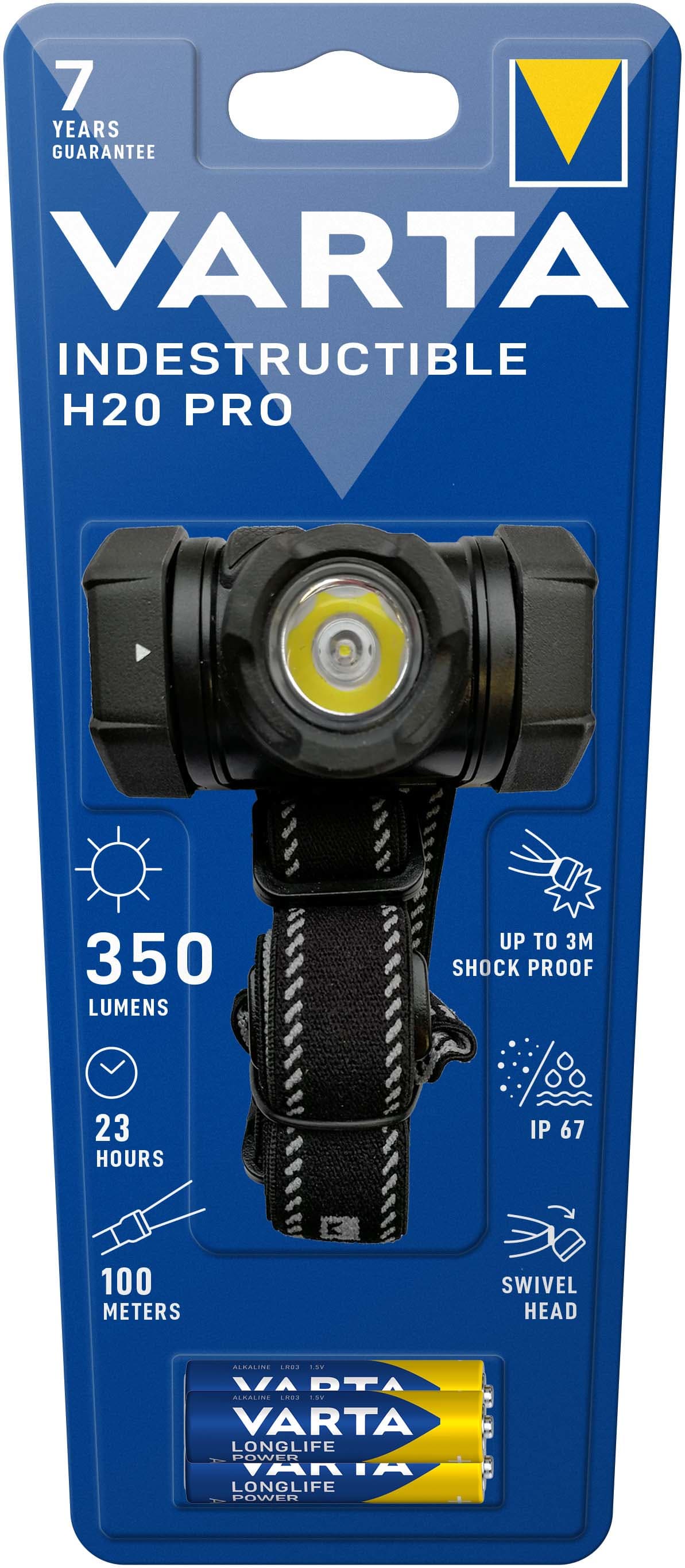 VARTA CONSUMER BATT VAT17732101421 INDESTRUCTIBLE H20 PRO (INCL. 3AAA)