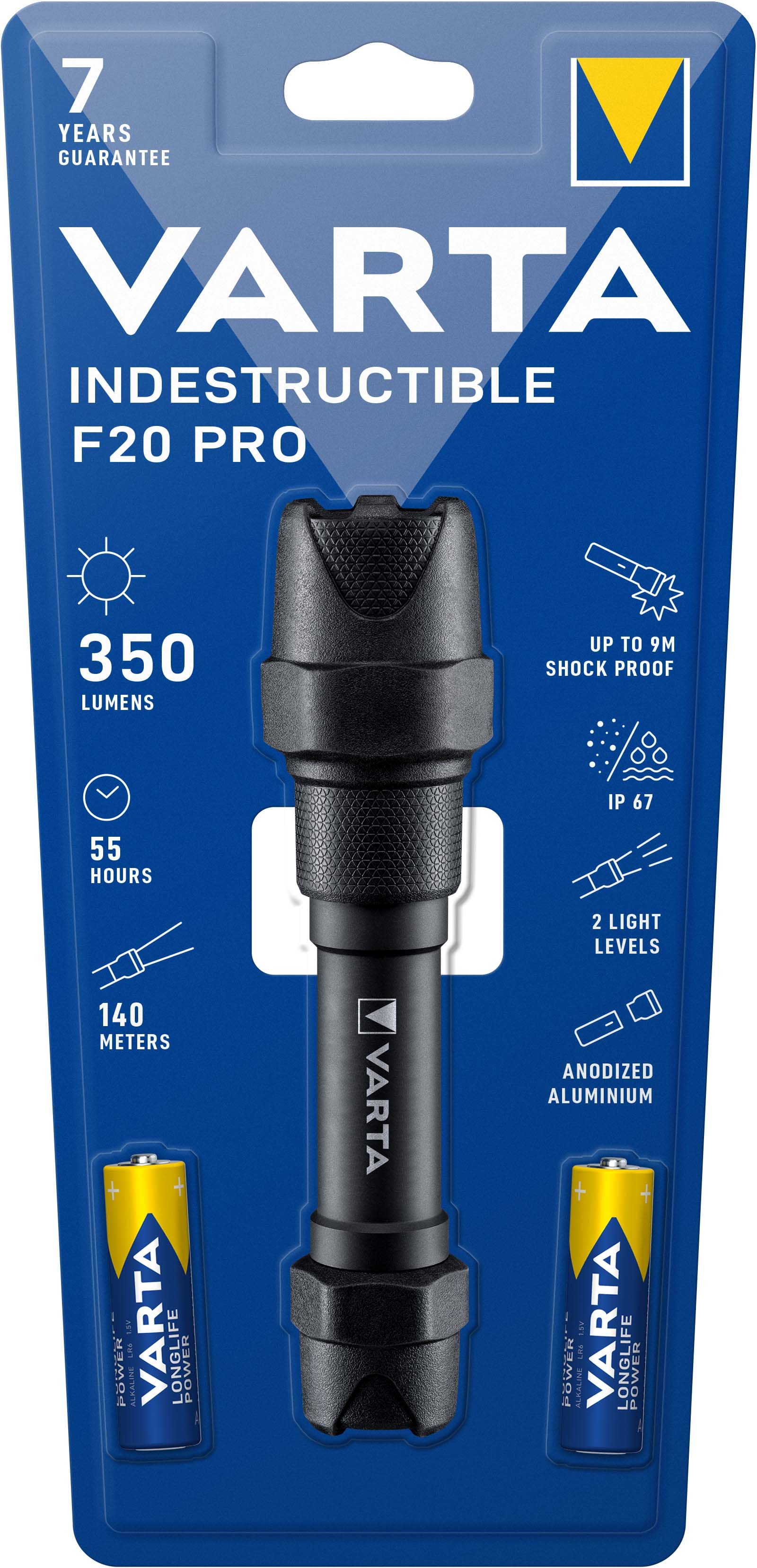 VARTA CONSUMER BATT VAT18711101421 INDESTRUCTIBLE F20 PRO (INCL 2AA)