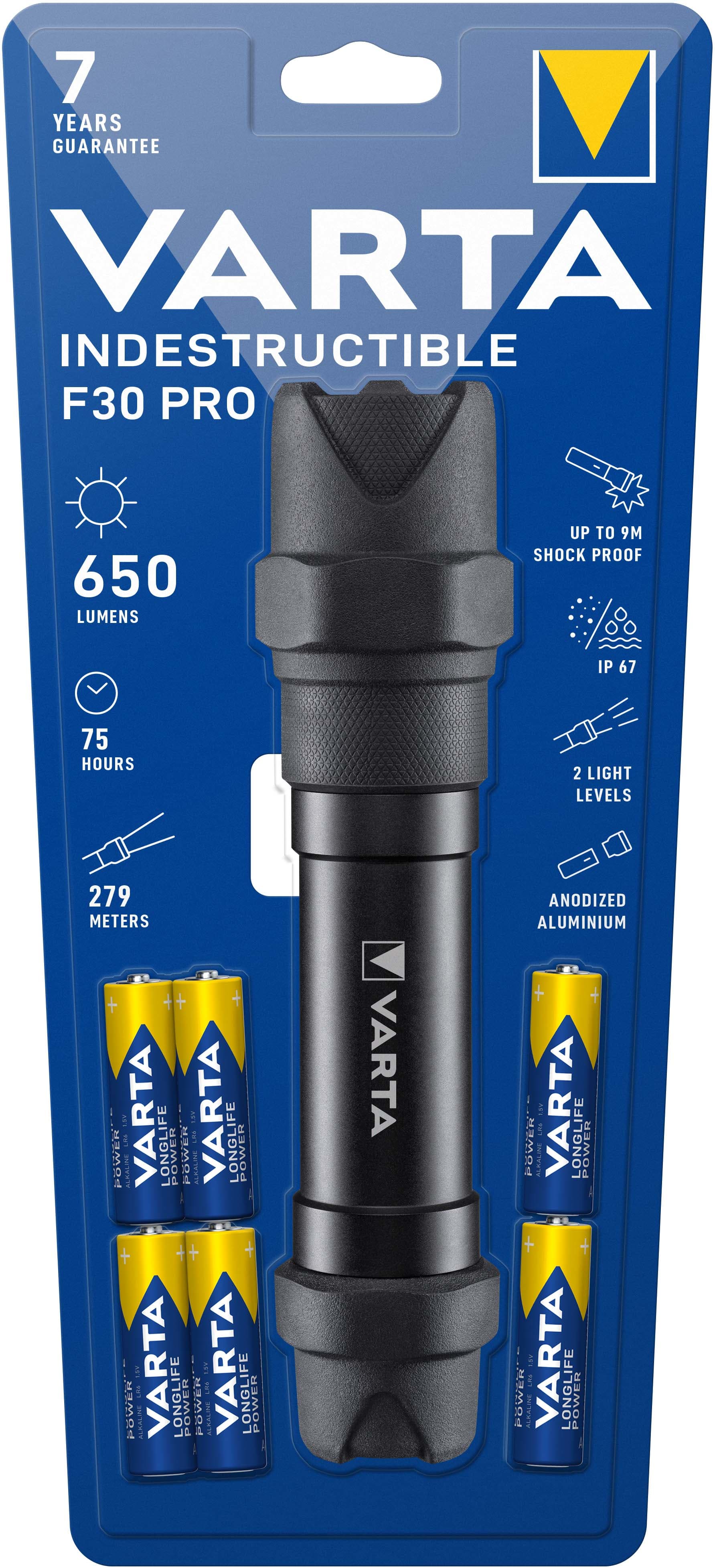 VARTA CONSUMER BATT VAT18714101421 INDESTRUCTIBLE F30 PRO (INCL. 6AA)