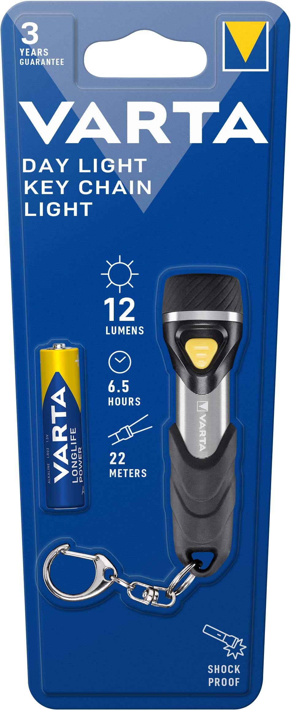 VARTA CONSUMER BATT VAT16605101421 DAY LIGHT KEY CHAIN LIGHT (INCL. 1AAA)