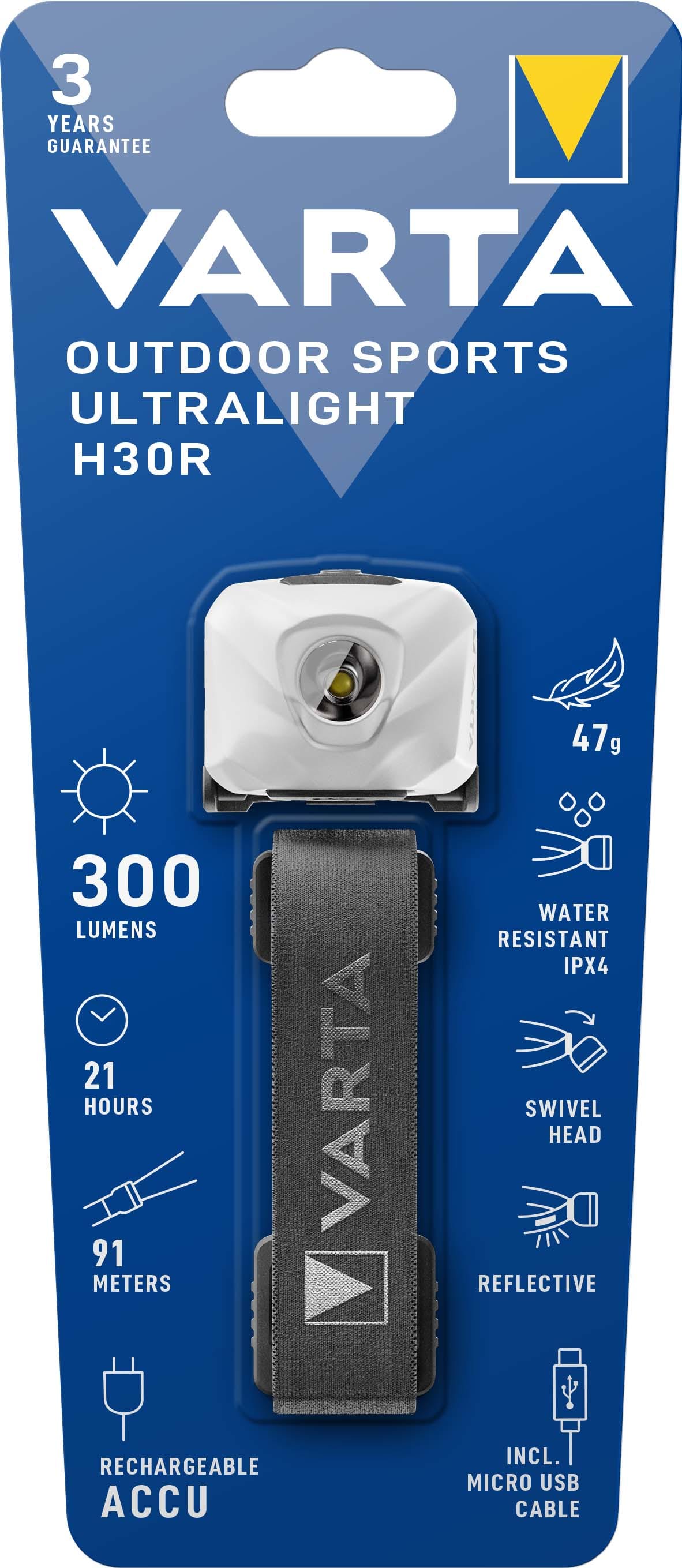 VARTA CONSUMER BATT VAT18631101401 OUTDOOR SPORTS ULTRALIGHT H30R BIANCA