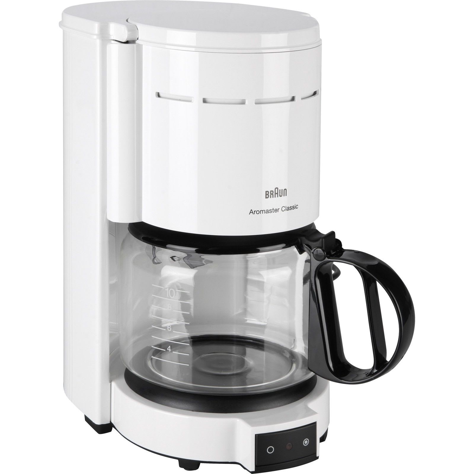 BRAUN - BRA0X13211082 Kaffeeautomat,10T.,1000W,Glaskanne,weiss