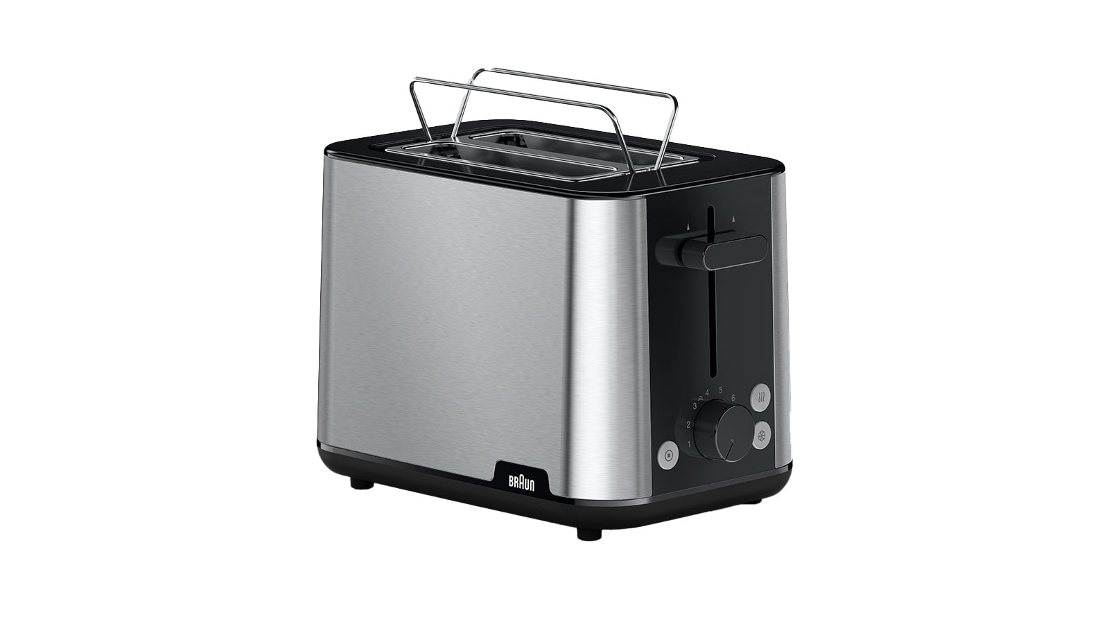 BRAUN BRA0X23010032 Toaster 2Schlitz 900W 8St. Auft. Aufw. s