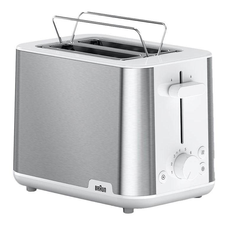 BRAUN BRA0X23010033 Toaster 2Schlitz 900W 8St. Auft. Aufw. w