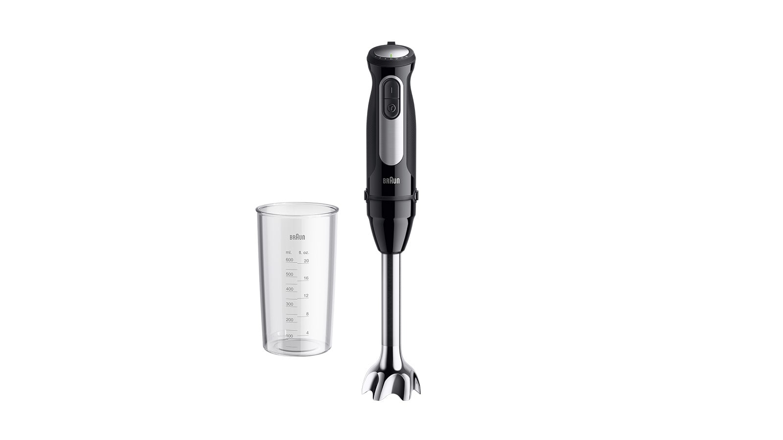 BRAUN - BRA0X22111505 Stabmixer 1000W 25St.+Turbo MetallfuA 6