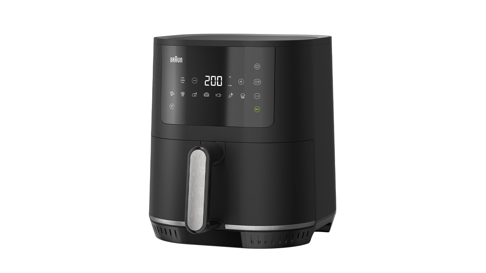 BRAUN BRA0X12500002 Friteuse 1500W 1kg Timer 80-200G 4.3L sw