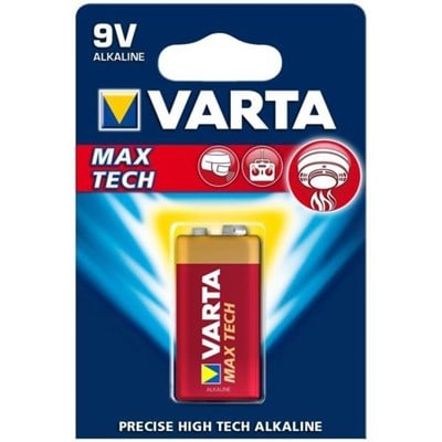 VARTA CONSUMER BATT VAT04722101401 9V (9 VOLT) LONGLIFE MAX POWER X1