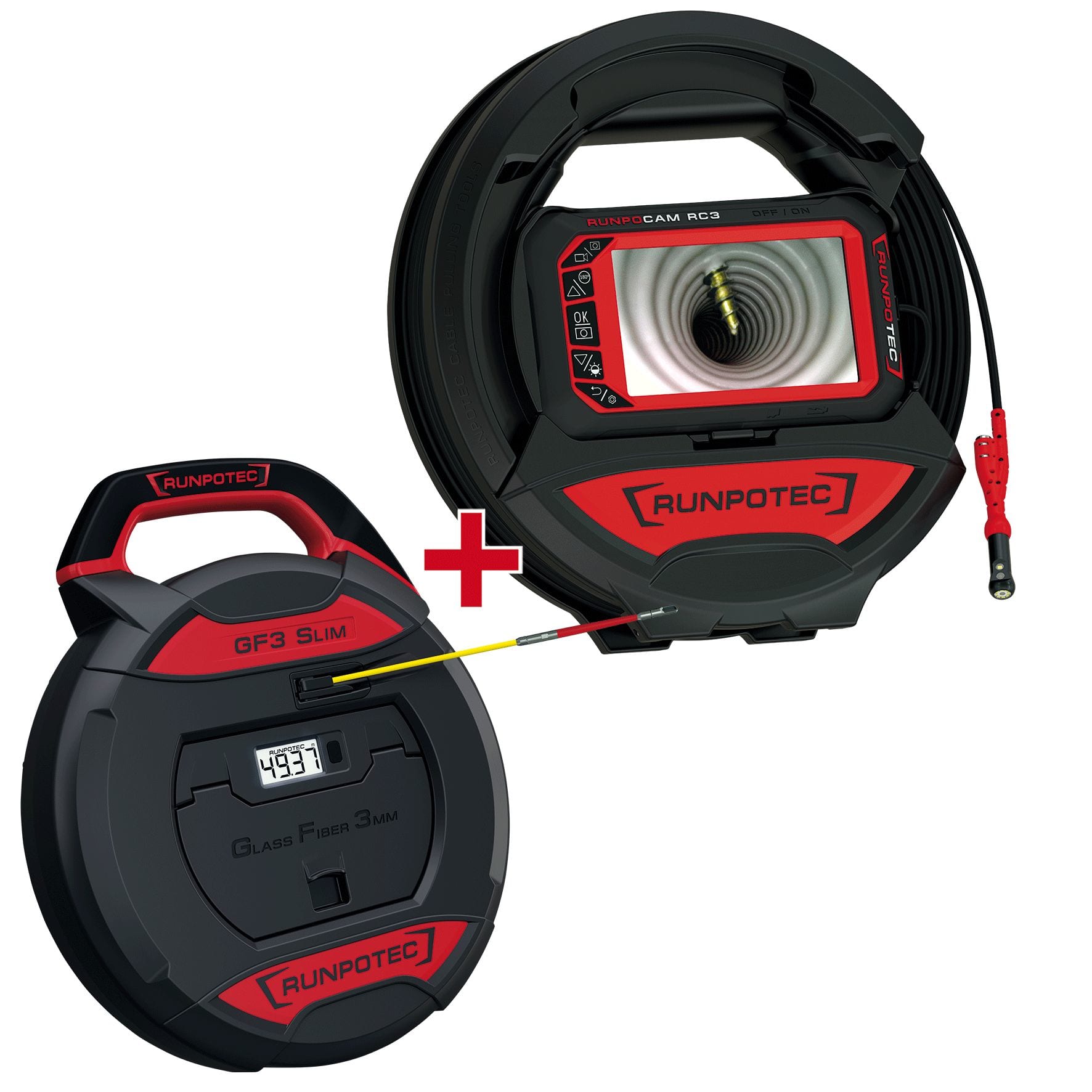 RUNPOTEC RUN11150 RC3 Inspektionskamera - 15m + GF3 - 30m