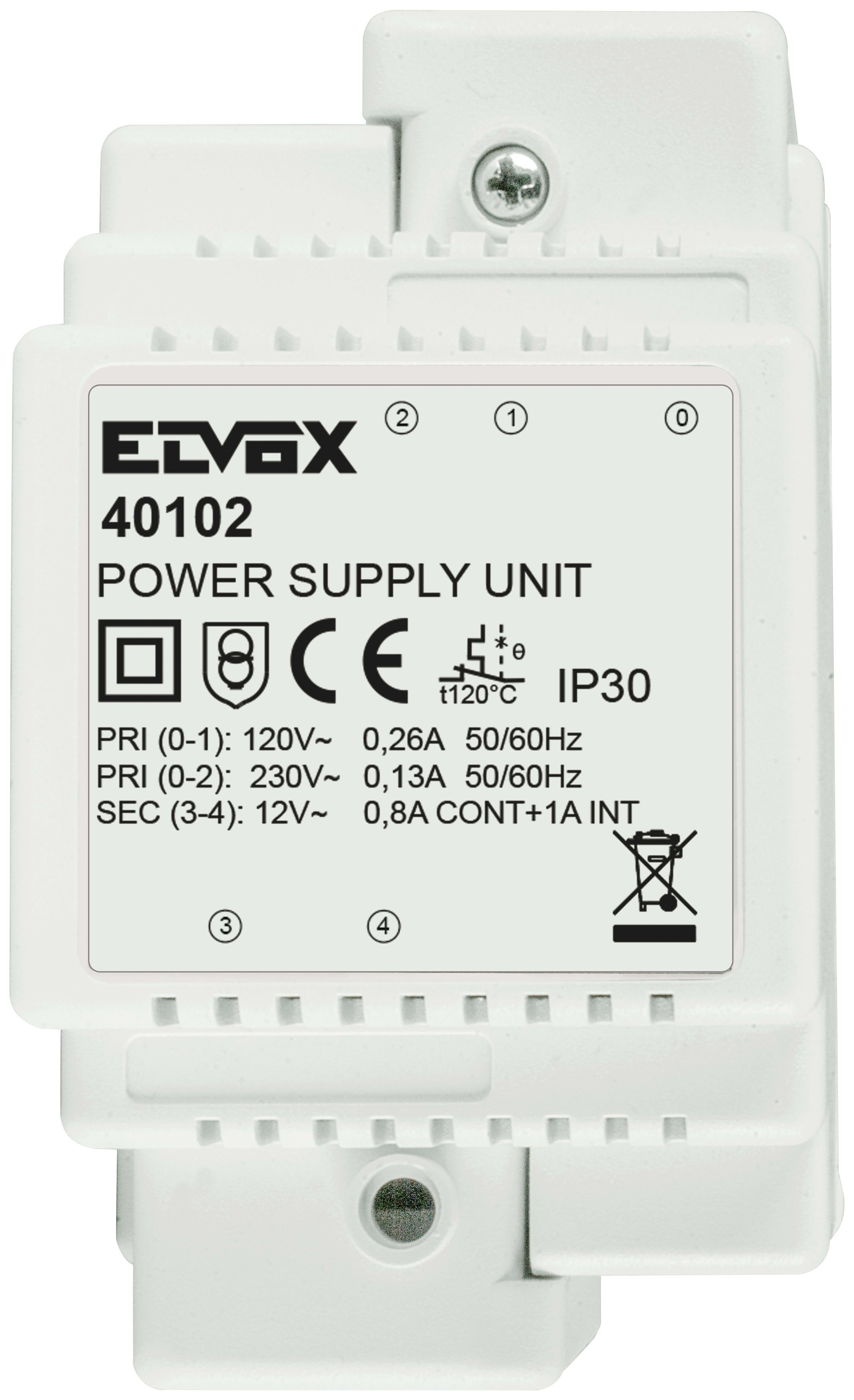 VIMAR SPA - VIW40102 Alimentatore citof. SS120/230V~ 50/60Hz