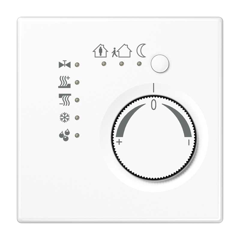EURO UNITECH ELEKT UEKLS2178WW TERMOSTATO KNX CON ACCOPP. INTEGR.