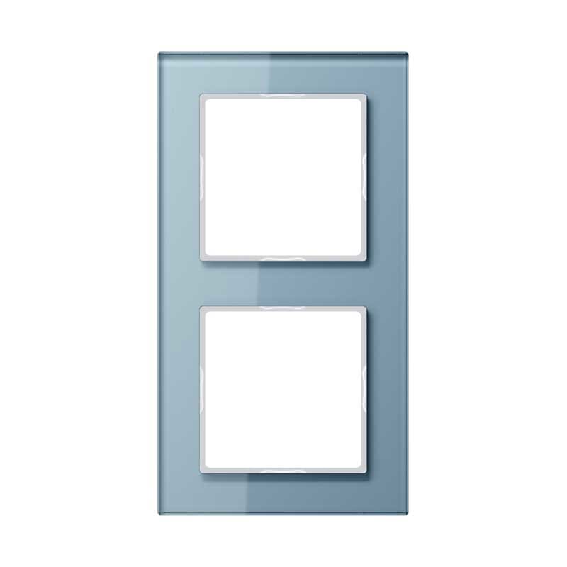 EURO UNITECH ELEKT - UEKAC582GLBLGR Placca in vetro 2 moduli, A creation,