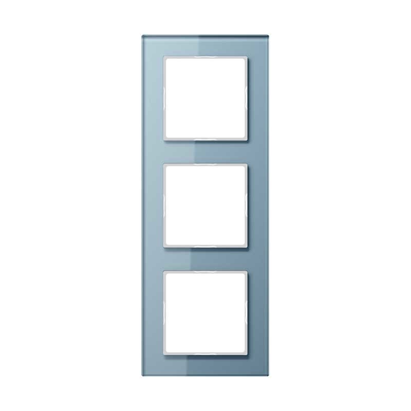 EURO UNITECH ELEKT - UEKAC583GLBLGR Placca in vetro 3 moduli, A creation,