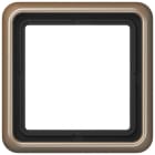 EURO UNITECH ELEKT - UEKCD581GB PLACCA 1 MODULO, BRONZO DORATO