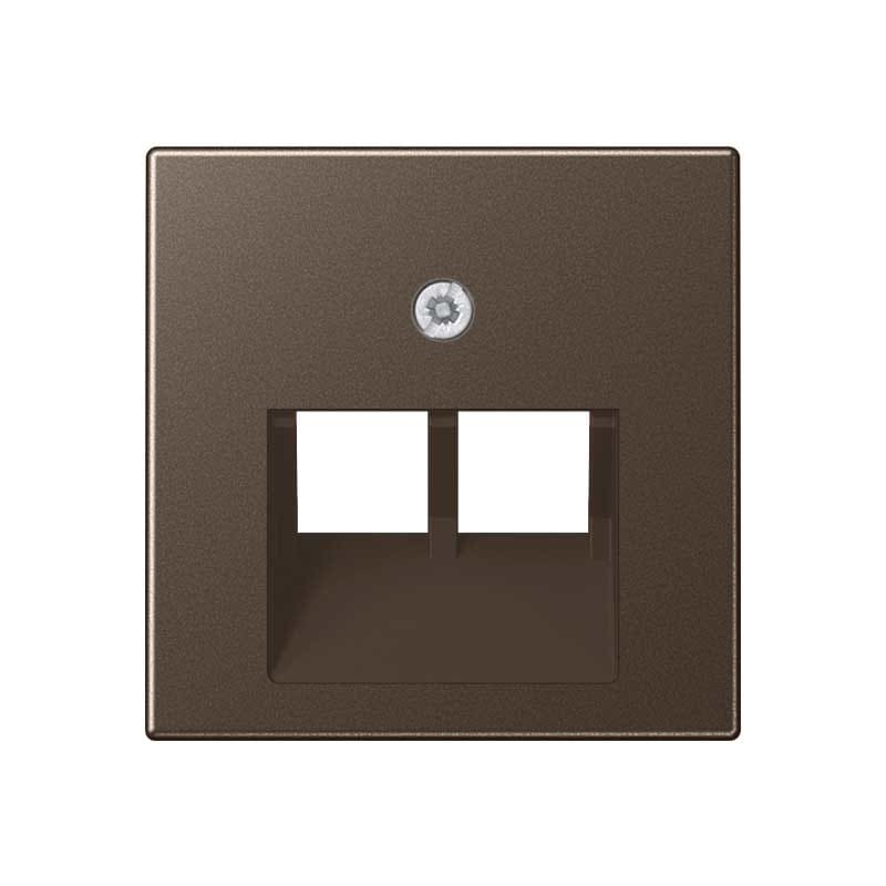 EURO UNITECH ELEKT - UEKA569-2BFPLUAMO MASCHERINA PER PRESA TELEFONICA/DATI,