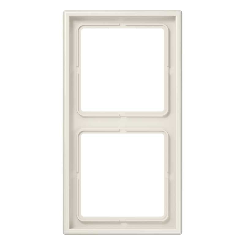 EURO UNITECH ELEKT UEKLS982W PLACCA 2 MODULI, BIANCO
