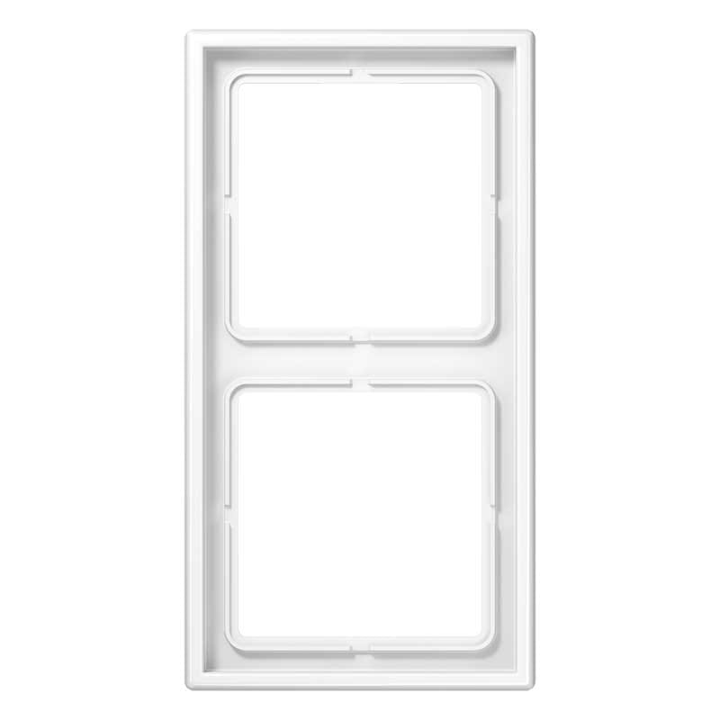 EURO UNITECH ELEKT UEKLS982WW PLACCA 2 MODULI, BIANCO ALPINO