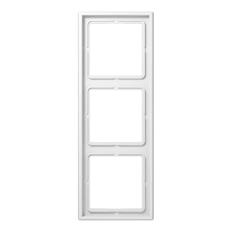 EURO UNITECH ELEKT - UEKLS983WW PLACCA 3 MODULI, BIANCO ALPINO