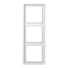 EURO UNITECH ELEKT - UEKLS983WW PLACCA 3 MODULI, BIANCO ALPINO