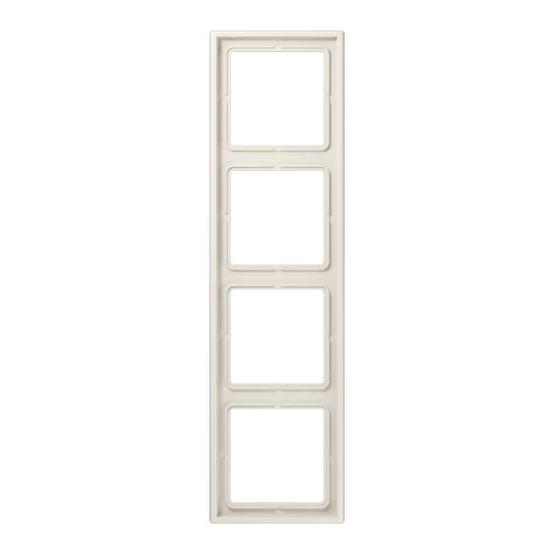 EURO UNITECH ELEKT UEKLS984W PLACCA 4 MODULI, BIANCO