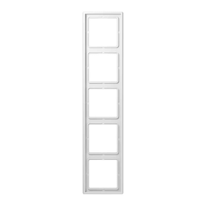 EURO UNITECH ELEKT UEKLS985WW PLACCA 5 MODULI, BIANCO ALPINO