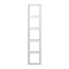 EURO UNITECH ELEKT UEKLS985WW PLACCA 5 MODULI, BIANCO ALPINO