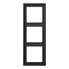 EURO UNITECH ELEKT - UEKAL2983D PLACCA 3 MODULI, ALLUMINIO SCURO