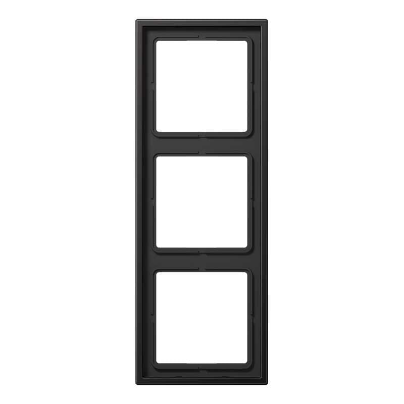 EURO UNITECH ELEKT UEKAL2983D PLACCA 3 MODULI, ALLUMINIO SCURO