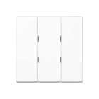 EURO UNITECH ELEKT - UEKA593BFWW Copritasti per triplo interr./