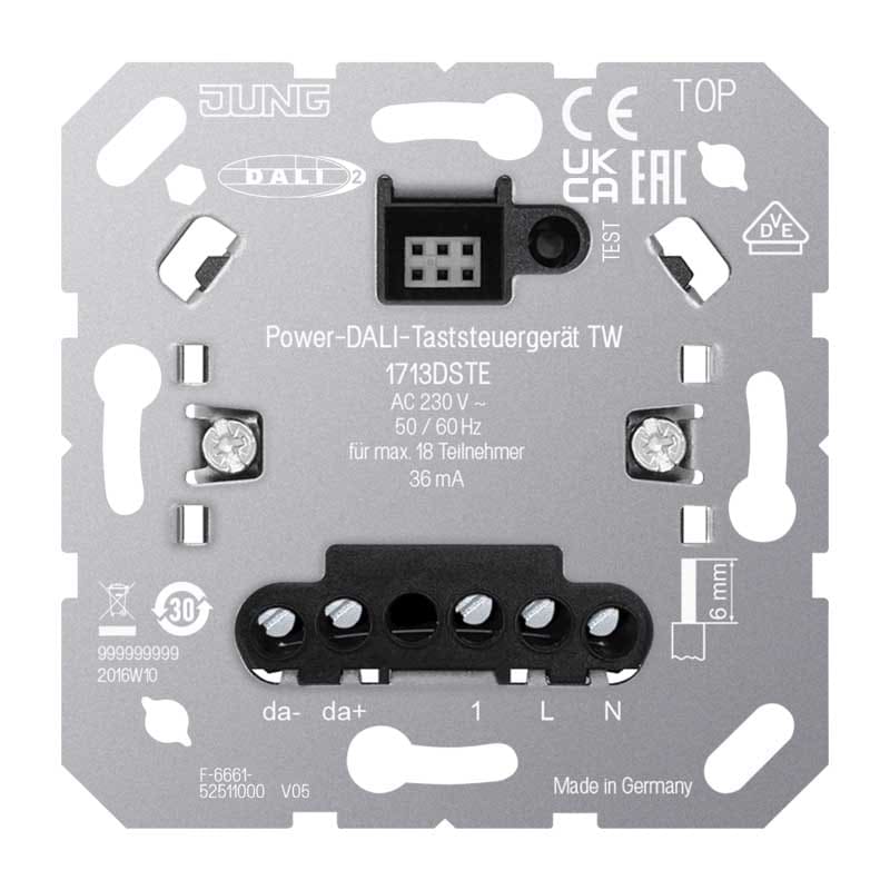 EURO UNITECH ELEKT - UEK1713DSTE Apparecchio di comando Power-DALI TW