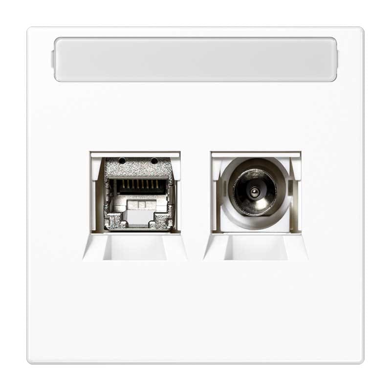 EURO UNITECH ELEKT UEKMMDLS4521WW PRESA PER SMART TV CON CONNETTORI