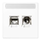 EURO UNITECH ELEKT UEKMMDLS4521WW PRESA PER SMART TV CON CONNETTORI