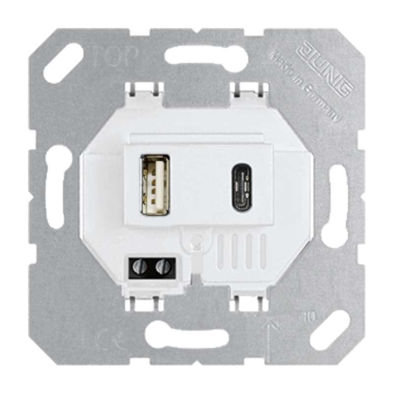 EURO UNITECH ELEKT - UEKUSB15CAWW ALIMENTATORE DI RETE E CARICAB. CON 2