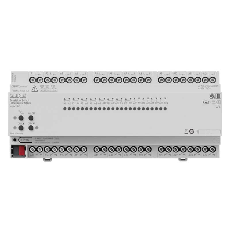 EURO UNITECH ELEKT UEK230241SR ATTUATORE KNX MISTO DI COMM. A 24 CAN.