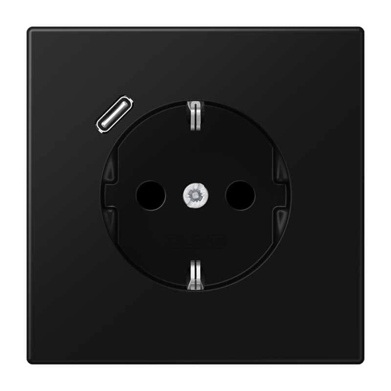 EURO UNITECH ELEKT UEKLS1520-18CSWM PRESA SCHUKOR, 1 CONN.CARICAB. USB C