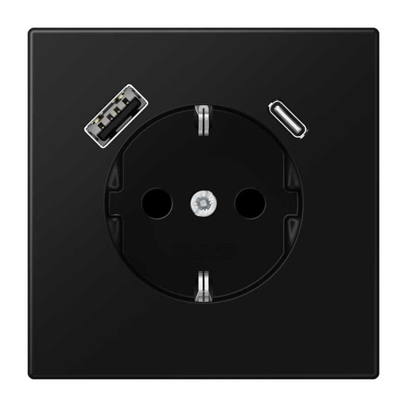 EURO UNITECH ELEKT UEKLS1520-15CASWM PRESA SCHUKOR, 2 CONN.CARICAB. USB AC