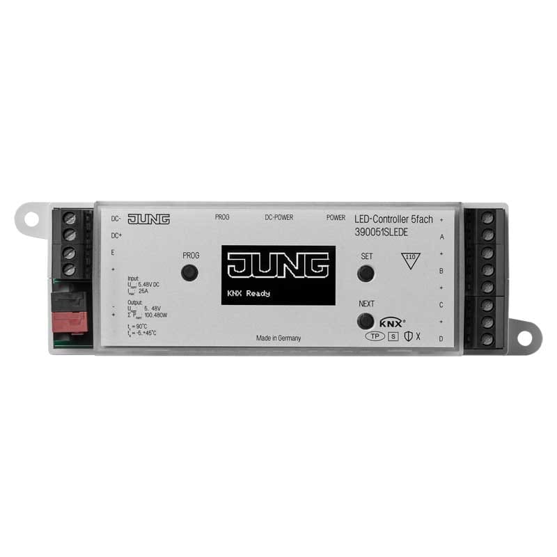 EURO UNITECH ELEKT UEK390051SLEDE CONTROLLER KNX PER LED, 5 CANALI