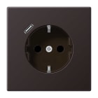 EURO UNITECH ELEKT - UEKAL1520-18CD Presa SCHUKOr, 1 conn.caricab. USB C