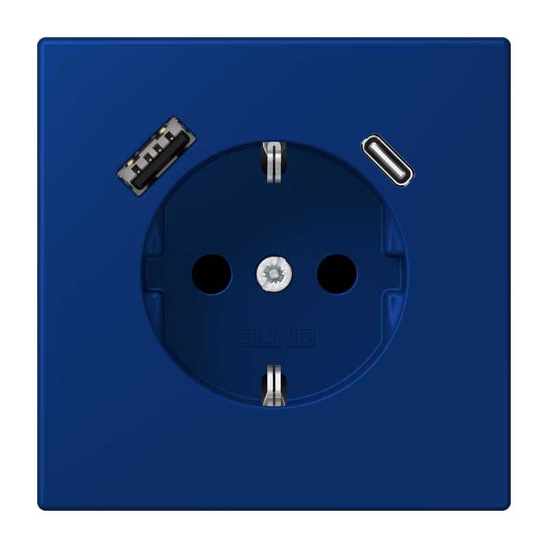 EURO UNITECH ELEKT UEKLC1520-15CA261 PRESA SCHUKOR, 2 CONN.CARICAB. USB AC