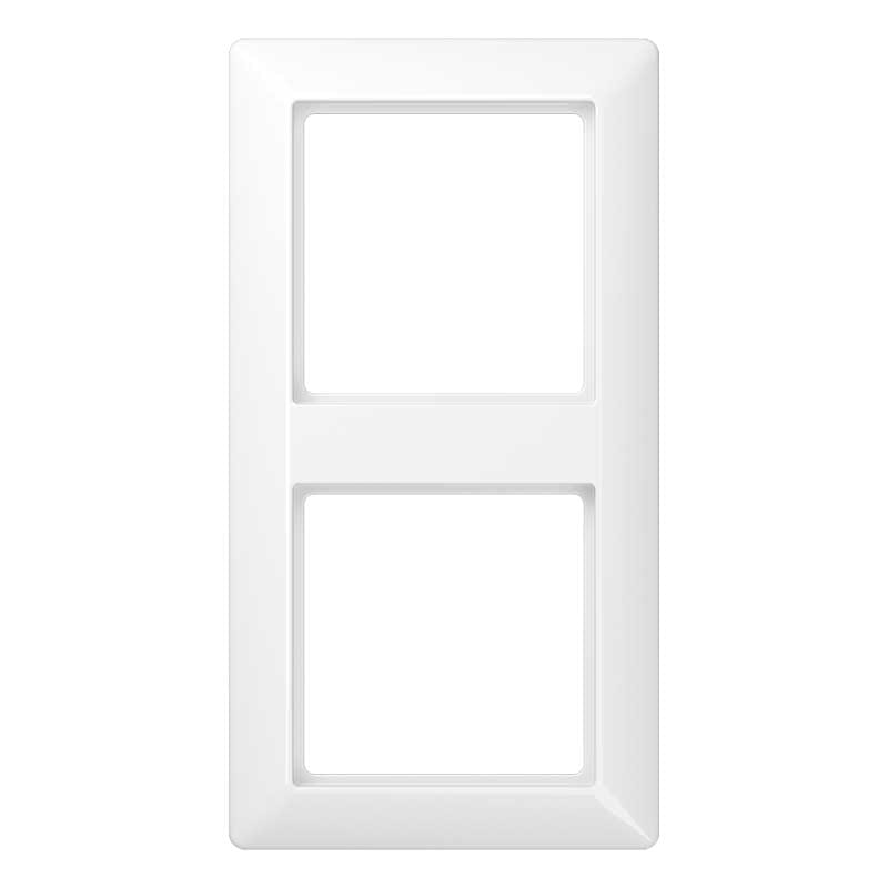 EURO UNITECH ELEKT UEKAS582WW PLACCA 2 MODULI, BIANCO ALPINO