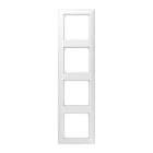 EURO UNITECH ELEKT - UEKAS584WW PLACCA 4 MODULI, BIANCO ALPINO