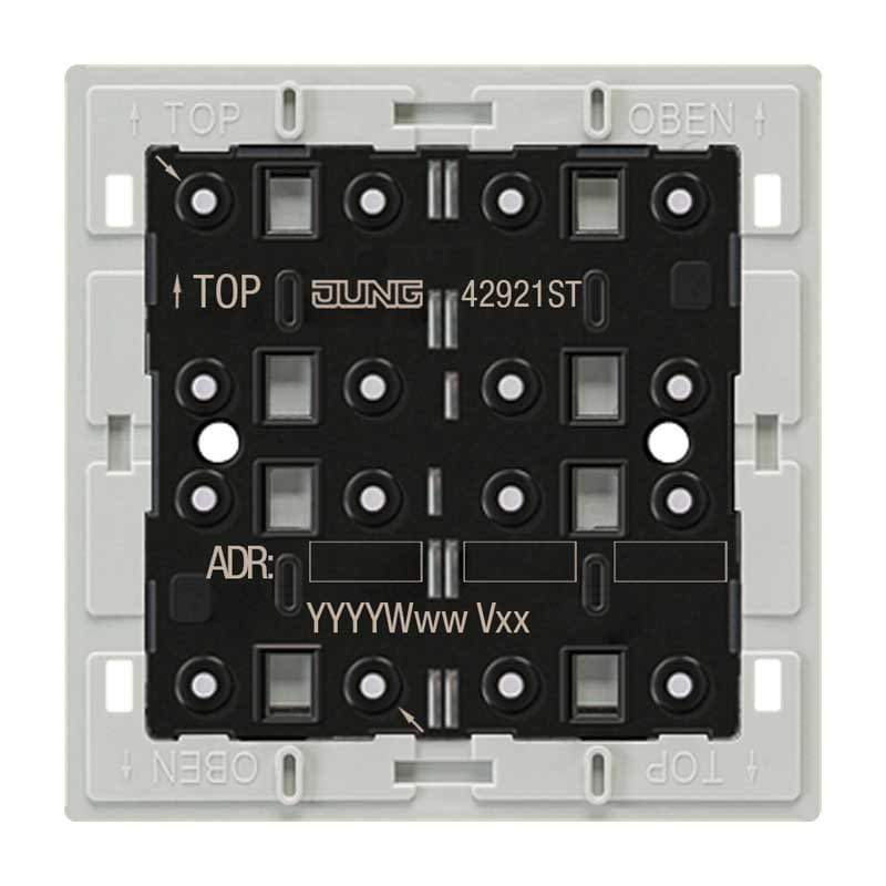 EURO UNITECH ELEKT - UEK42921ST MODULO PER SENSORE A TASTI KNX CON ACC.