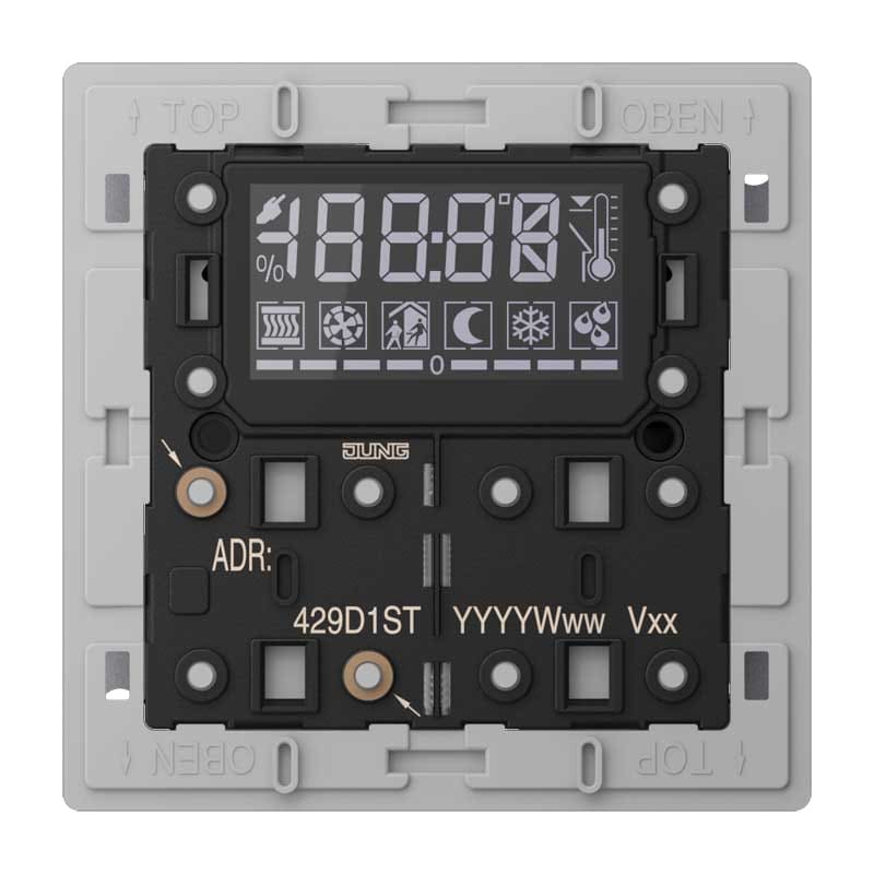 EURO UNITECH ELEKT - UEK429D1ST CONTROLLER AMBIENTALE KNX COMPATTO,