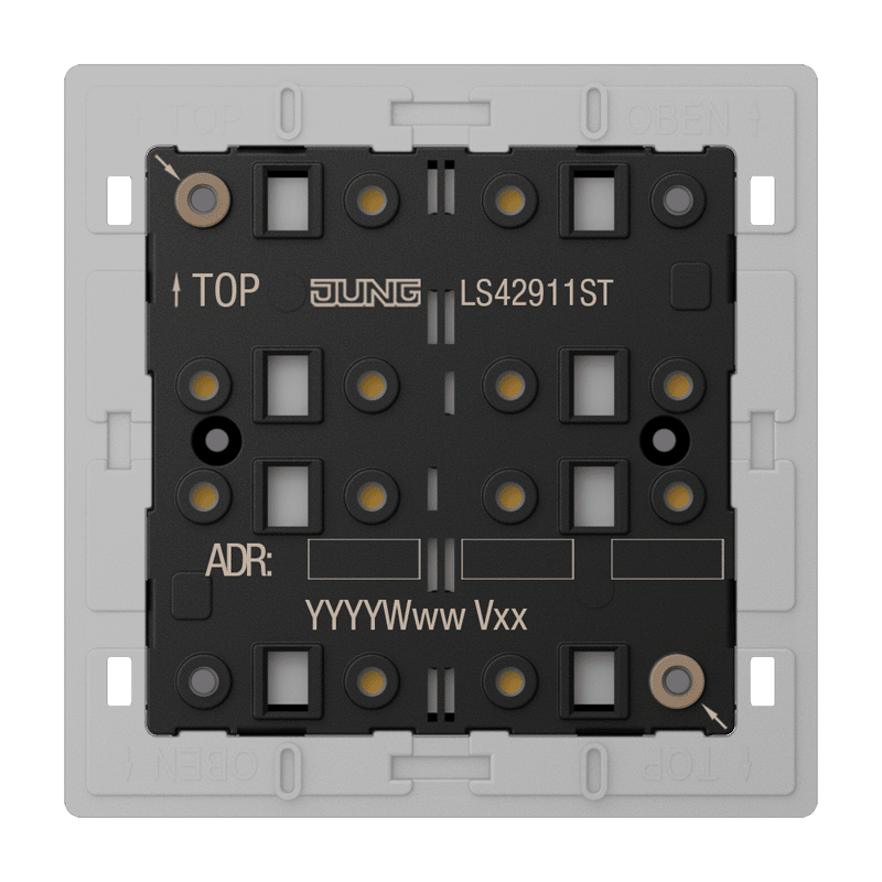 EURO UNITECH ELEKT UEKLS42911ST MODULO PER SENSORE A TASTI KNX CON ACC.