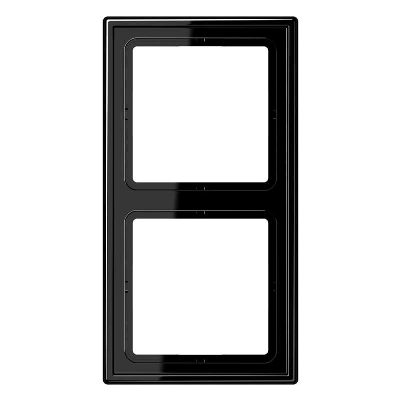 EURO UNITECH ELEKT UEKLS982SW PLACCA 2 MODULI, NERO