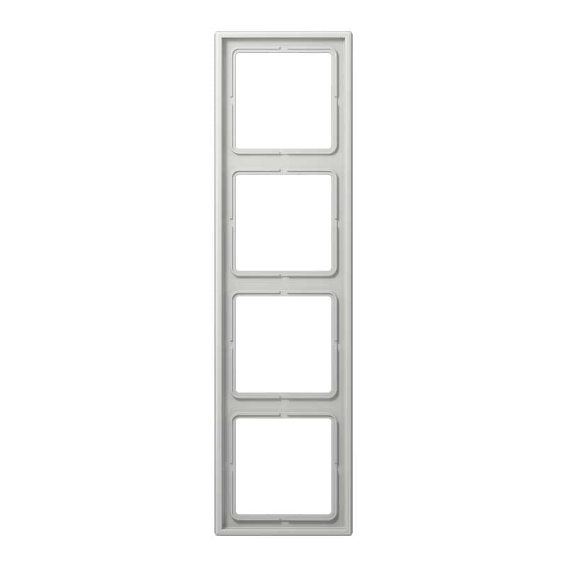 EURO UNITECH ELEKT UEKLS984LG PLACCA 4 MODULI, GRIGIO CHIARO